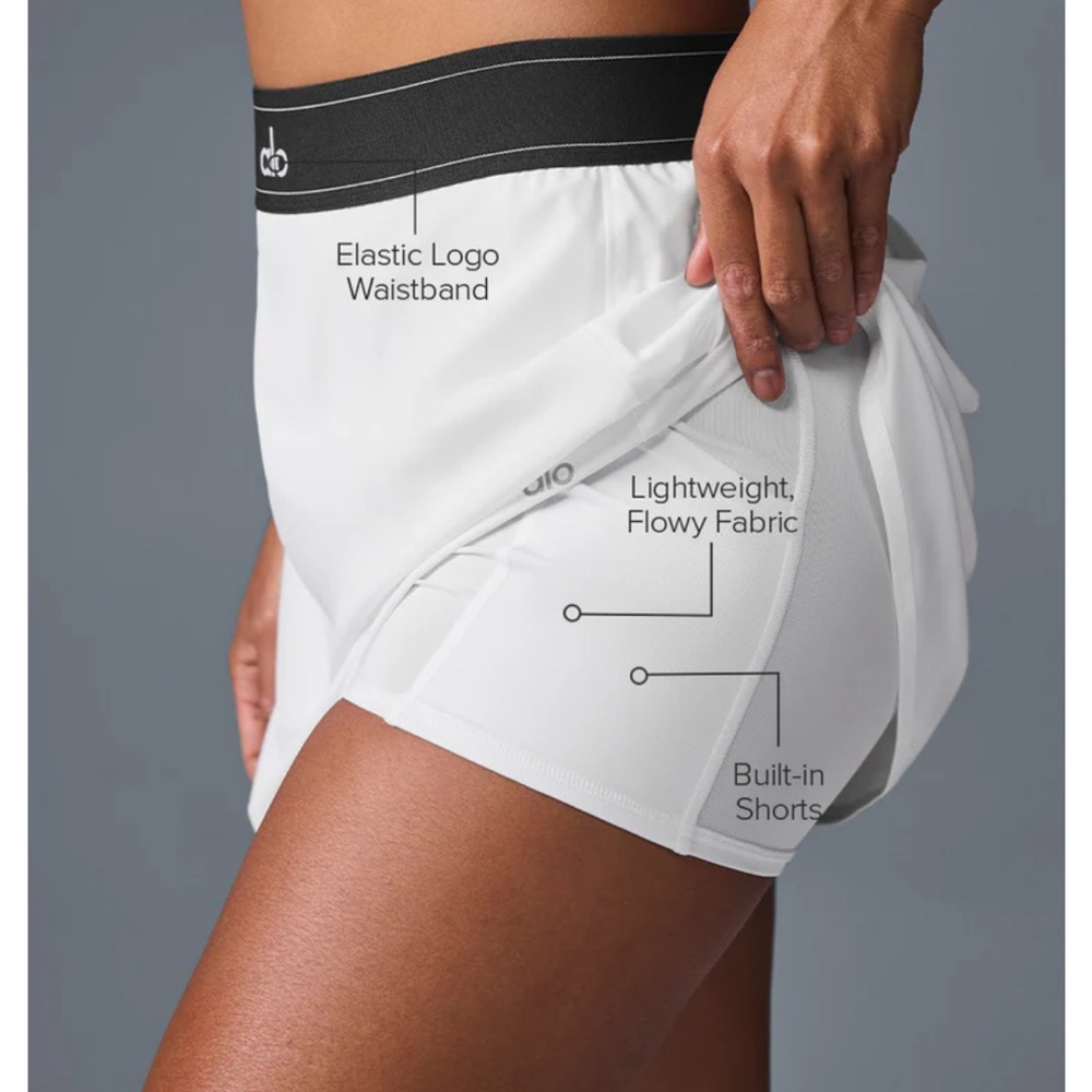ALO Yoga match point tennis skirt. - Picture 3 of 7